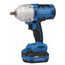 Гайковерт аккумуляторный NORDBERG NE810K ( 1/2", 20В, 1000Нм)