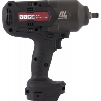 Гайковерт ударный аккумуляторный бесщеточный Thorvik BBIW121700DNB (1/2DR, 21 В, 1700 Нм, без АКБ и З/У)