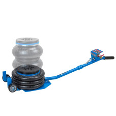 Домкрат подкатной пневматический 3,5т(6-12bar, h min 135мм, h max 450мм, 3 подушки, Ø270мм) F-YHQD-3WT-270B NEW(3,5)