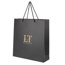 Пакет бумажный упаковочный черный 33.5*32*9.5cm LT-B2(black)
