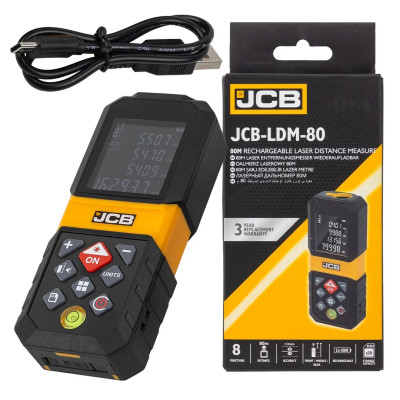 Дальномер лазерный 80м JCB-LDM-80
