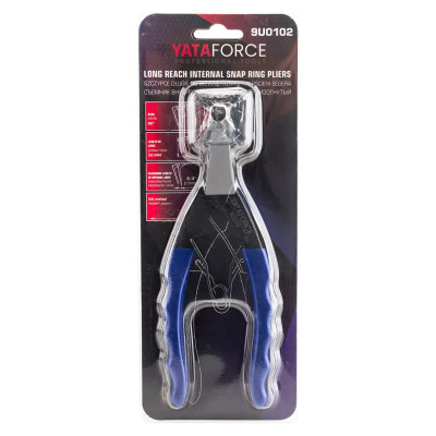 Съемник внутрених стопорных колец изогнутый 90грд. (глубина-56мм, для суппортов), в блистере YF-9U0102