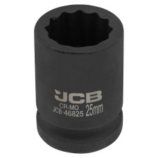 Головка ударная 25мм (12гр.), 3/4  JCB-46825