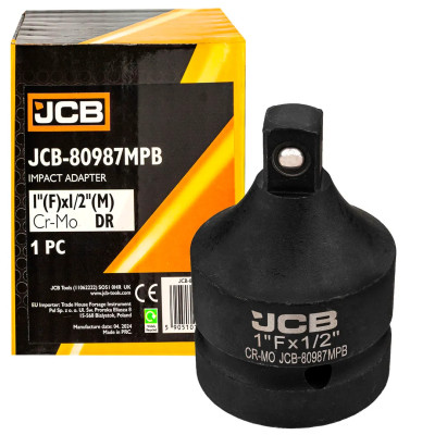 Адаптер-переходник ударный 1 (F) х 1/2 (M) JCB-80987MPB