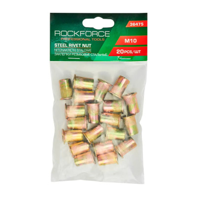 Заклепки резьбовые стальные М10 (20шт./к-т) RF-36475