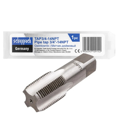 Метчик 3/4-14NPT (дюйм.) Sch-TAP3/4-14NPT