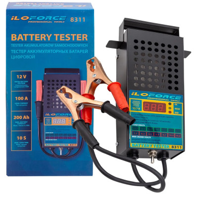 Тестер аккумуляторных батарей цифровой 12V, 100A, 200Ah IF-8311