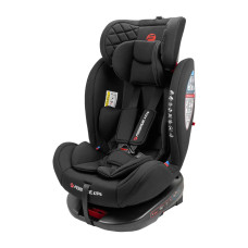 Автокресло детское 0-36 кг, поворотный механизм 360°, с ISOFIX BS12 Black