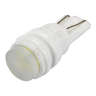 Лампочка светодиодная T10- Ceramic -1 12v белая T10- Ceramic -1 W