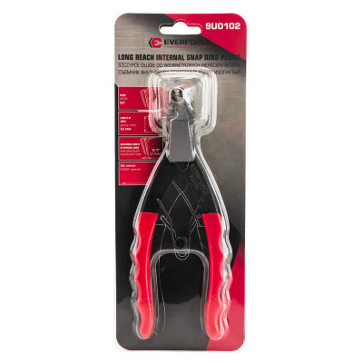 Съемник внутрених стопорных колец изогнутый 90грд. (глубина-56мм, для суппортов), в блистере EF-9U0102