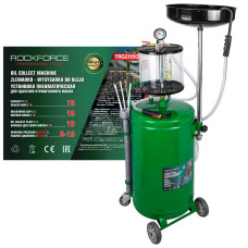 Установка пневматическая для удаления отработанного масла перекатная с индикатором заполнения (бак-70л,предкамера-10л,воронка-10л,5 щупов,8-10?