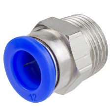 Фитинг для пластиковых трубок 12мм с наружной резьбой 1/2 F-SPC12-04 Фитинг для пластиковых трубок 12мм с наружной резьбой 1/2 F-SPC12-04