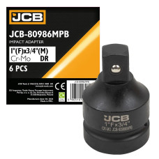 Адаптер-переходник ударный 1 (F) х 3/4 (M) JCB-80986MPB