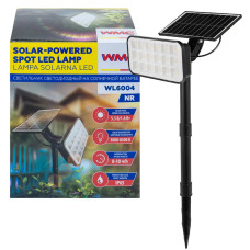 Светильник светодиодный на солнечной батарее (1800мАч, 72 светодиода SMD) WMC-WL6004 NR
