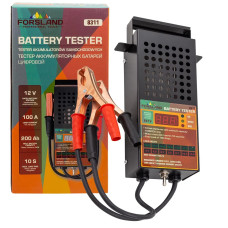 Тестер аккумуляторных батарей цифровой 12V, 100A, 200Ah Forsland-8311