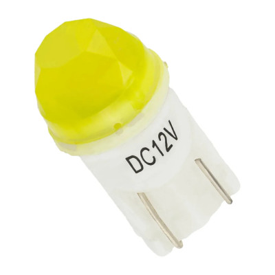 Лампочка светодиодная T10-3D Ceramic 12v желтая T10-3D Ceramic Y