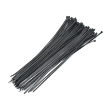 Хомут пластмас BLACK 4х400 (100шт) BLACK 4х400