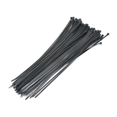 Хомут пластмас BLACK 4х400 (100шт) BLACK 4х400