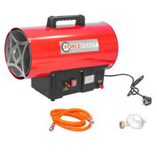 Пушка тепловая газовая(30кВт,220V,0.7 bar,расход-2.18 кг/час,пр.-ть-650м3/час,площадь обогрева-185м2,пропан/газ,защита от утечки и перегрева) FK-GH-30M