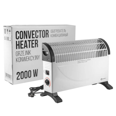 Обогреватель конвекционный (220-240V,50/60Гц,3 режима нагрева-750/1250/2000Вт,защ. от перегрева,53.5х20х38.5см) FK-CH-Y02