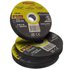 Круг отрезной 125x1.2x22.2мм ( К-т 30шт) WMC-CW505(30шт к-т)