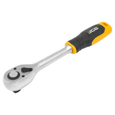 Трещотка реверсивная с резиновой ручкой 1/2 (L-260мм, 45зуб) JCB-80243