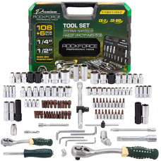 Набор инструментов 108+6пр. 1/4 1/2 6pt RF-41082-5 GOLD