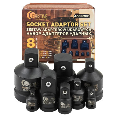 Адаптеры ударные, набор 8пр. FT-4089MPB