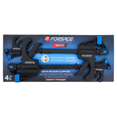 Набор струбцин 4пр. F-38405