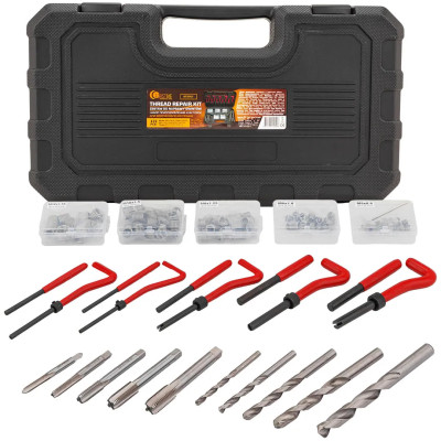 Набор приспособлений и футорок для восстановления резьбы 131пр. FT-9131U1