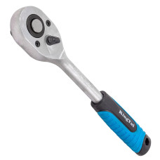 Ключ трещотка реверсивная с резиновой ручкой 1/2  KT-80242W