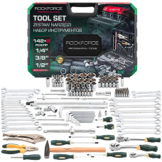 Набор инструментов 142+2пр. 1/4 , 3/8 , 1/2 (6гр.,12гр.) RF-41421+2