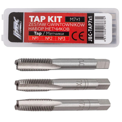 Метчик M7x1 (3шт) JBC-TAP7x1