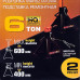 Подставка ремонтная 6т (h min 400мм, h max 600мм) (к-т 2шт.) FT-T46001C