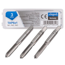 Метчик M6x1 (3шт) Sch-TAP6x1
