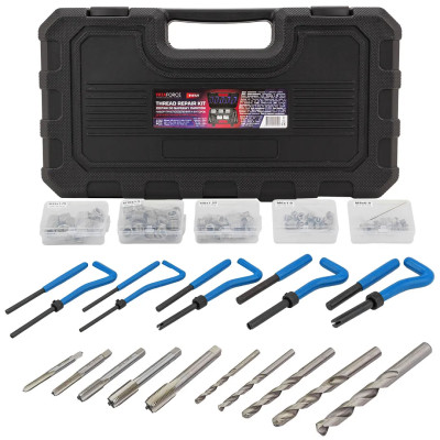 Набор приспособлений и футорок для восстановления резьбы 131пр. YF-9131U1