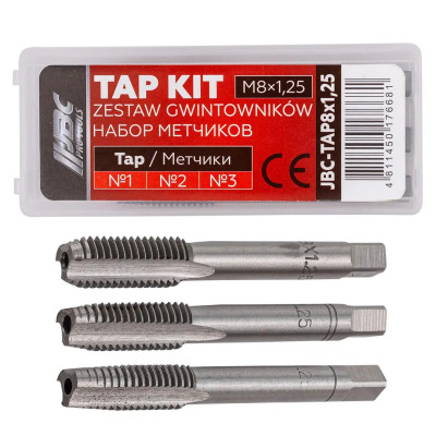 Метчик M8x1,25 (3шт) JBC-TAP8x1,25