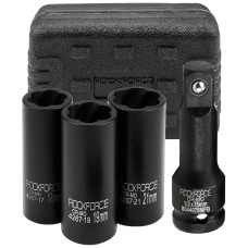 Головки ударные двухсторонние, набор 4пр., 1/2 (6гр.) RF-4267