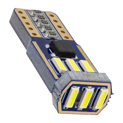 Лампочка светодиодная T10-4014-9SMD, 12v белая T10-4014-9SMD W