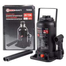 Домкрат бутылочный 20т с клапаном (h min-235мм, h max-445мм) FK-T92004 DS