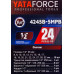 Набор инструментов 24пр. 1/2 (6гр.)(8-32мм) YF-4245B-5MPB