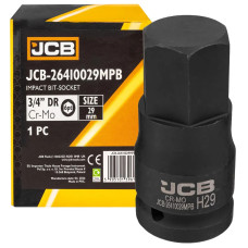 Головка-бита ударная 6-гранная 3/4 , 29мм JCB-26410029MPB