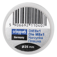 Плашка M8x1/Ф25 Sch-DIE8x1