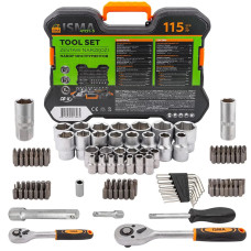 Набор инструментов 115пр. 1/4 , 1/2 (6гр.) ISMA-41151-5