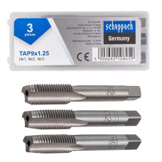 Метчик M9x1,25 (3шт) Sch-TAP9x1,25