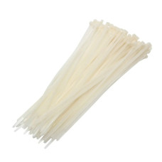 Хомут пластмас WHITE 4х400 (100шт) WHITE 4х400