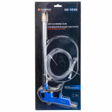 Пистолет пневматический для мойки деталей (насадка 230мм, раб.давл. 5 бар, расход воздуха 130л/мин, шланг для моющего средства 1м) F-DG-10-EK