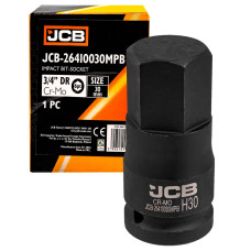 Головка-бита ударная 6-гранная 3/4 , 30мм JCB-26410030MPB