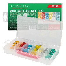 Предохранители плавкие флажковые автомобильные (от 5А до 30А), комплект 121пр. RF-FS-35(83143)