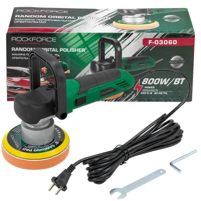 Машина полировальная орбитальная электрическая (230V, 800W, 2000-6800об/мин, диаметр круга - 150мм) RF-F-03060(2000-6800об)